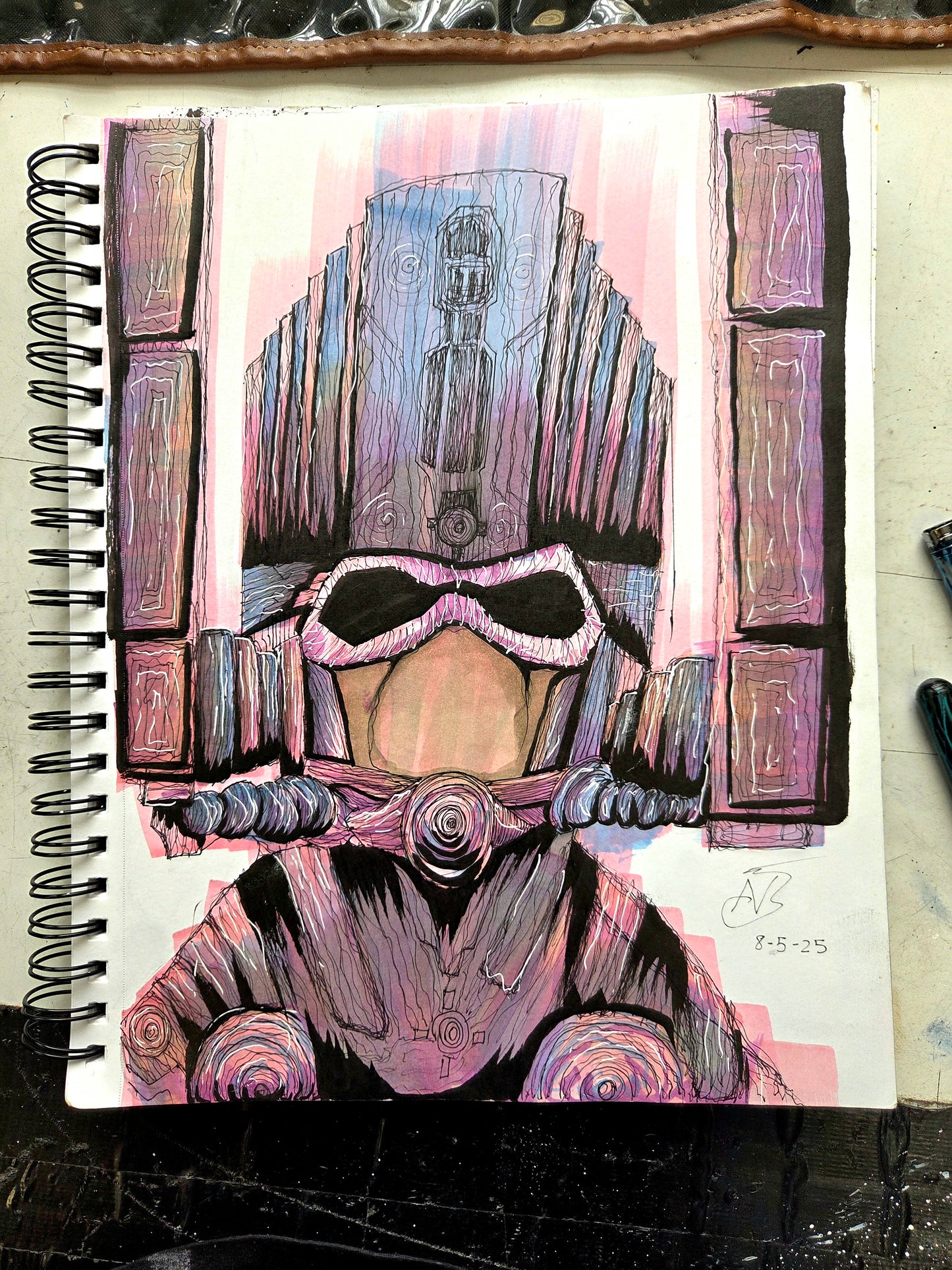 9"x12" Galactus - Original Artwork