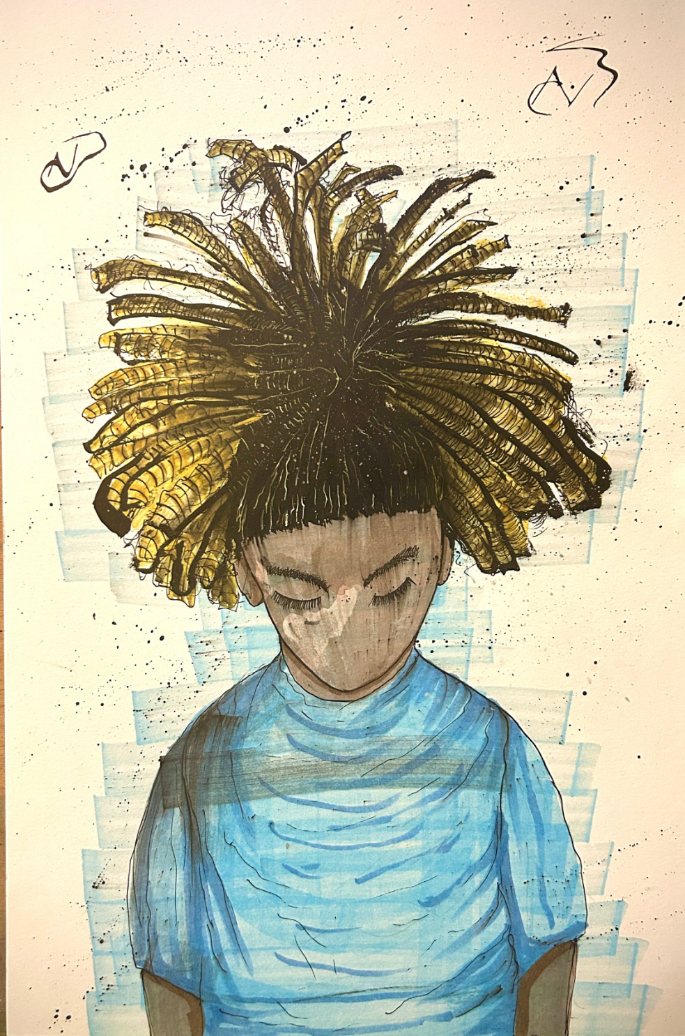 11” x 17” Young interlocker - Original Artwork